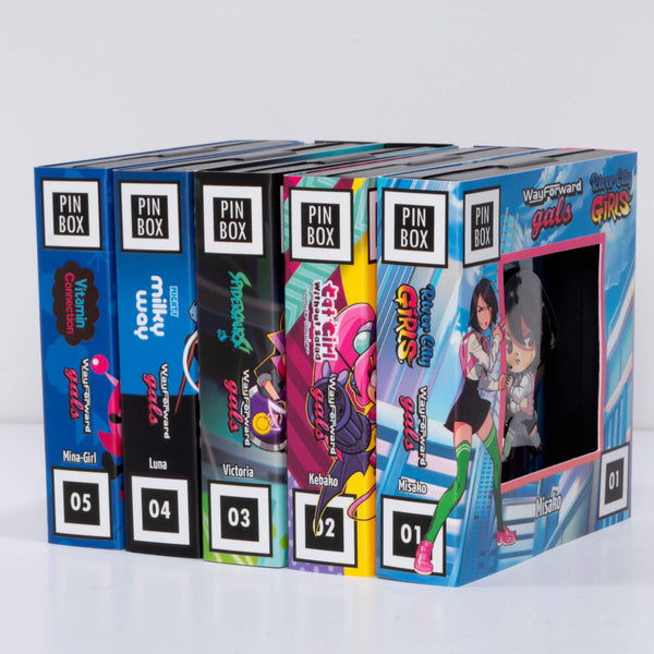 WayForward Gals Pin Bundle 1 (01 - 05)