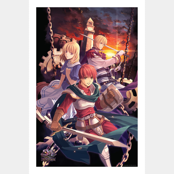 Ys: The Oath in Felghana - Nihon Falcom Ys Limited Art Print - Pin Box Giclée