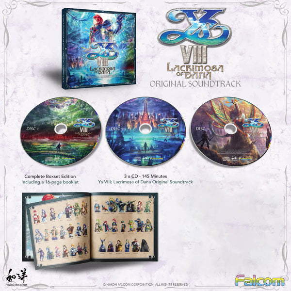 Ys VIII: Lacrimosa of Dana Original Soundtrack CD