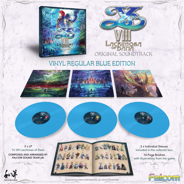 Ys VIII: Lacrimosa of Dana Original Soundtrack 3xLP Boxset
