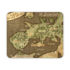 Ys Mouse Pad (World Map)