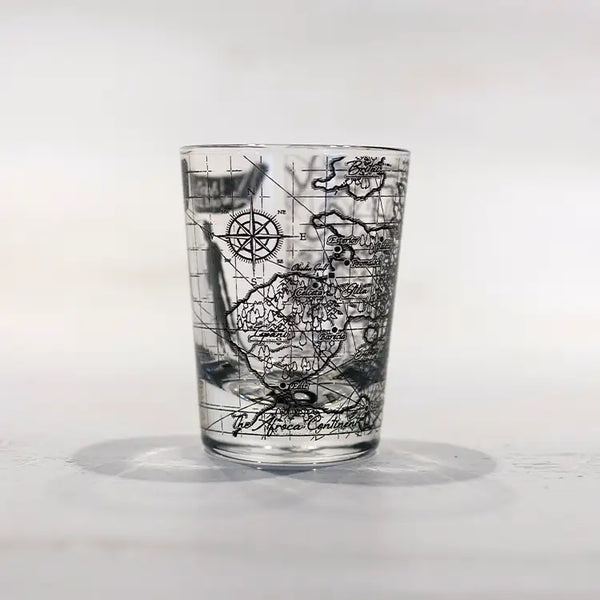 Ys World Map Shot Glass