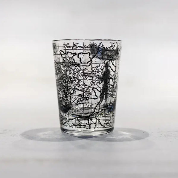 Ys World Map Shot Glass