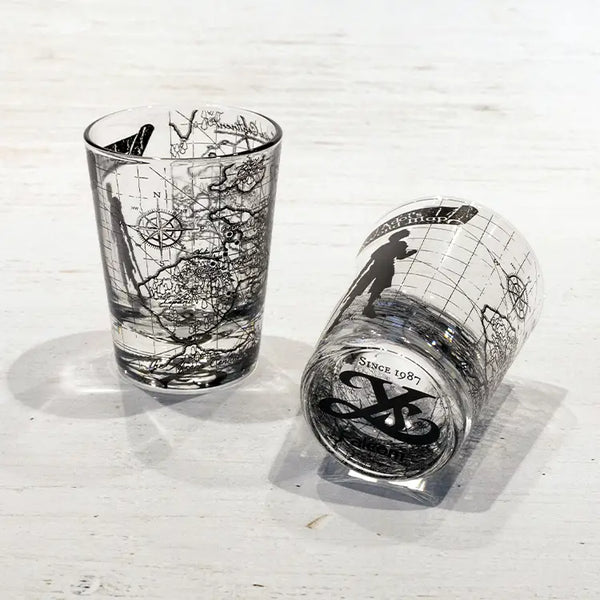 Ys World Map Shot Glass
