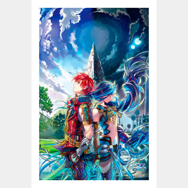 Adol & Dana - Nihon Falcom Ys VIII Limited Art Print - Pin Box Giclée