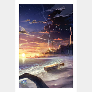Nameless Coast - Nihon Falcom Ys VIII Limited Art Print - Pin Box Giclée