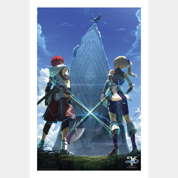 Adol & Karja - Nihon Falcom Ys X Limited Art Print - Pin Box Giclée