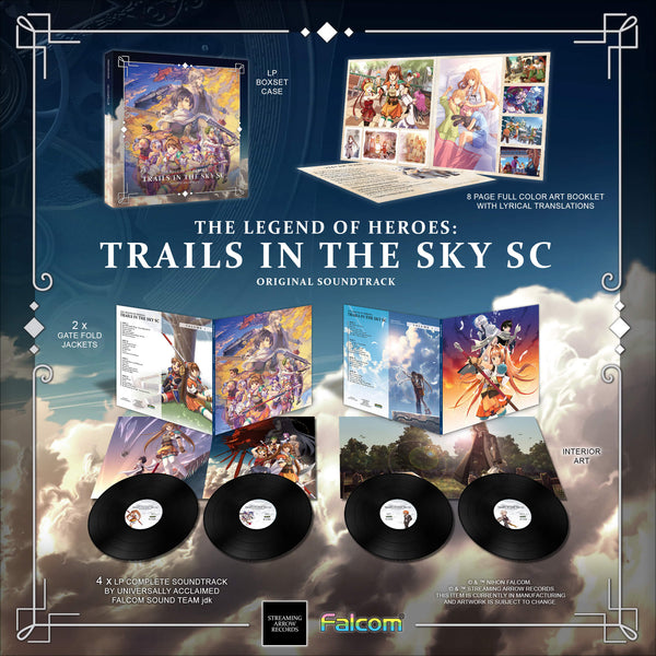 The Legend of Heroes: Trails In The Sky SC Original Soundtrack 4xLP