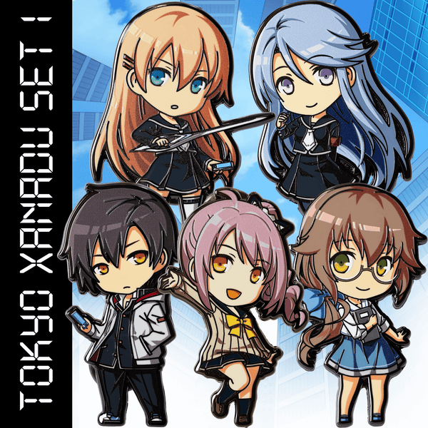 Tokyo Xanadu Pin Bundle 1 (01 - 05)